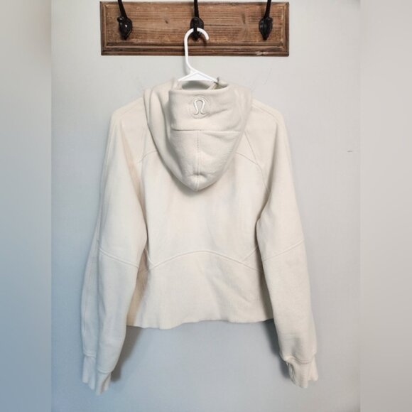 Lululemon Scuba Oversized Full Zip Natural Ivory M/L Excellent Condition - Picture 3 of 6